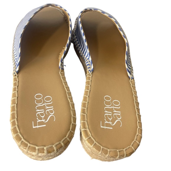 Franco Sarto Nautical Espadrilles Platforms Sandals Shoes Size 10M - Picture 6 of 12